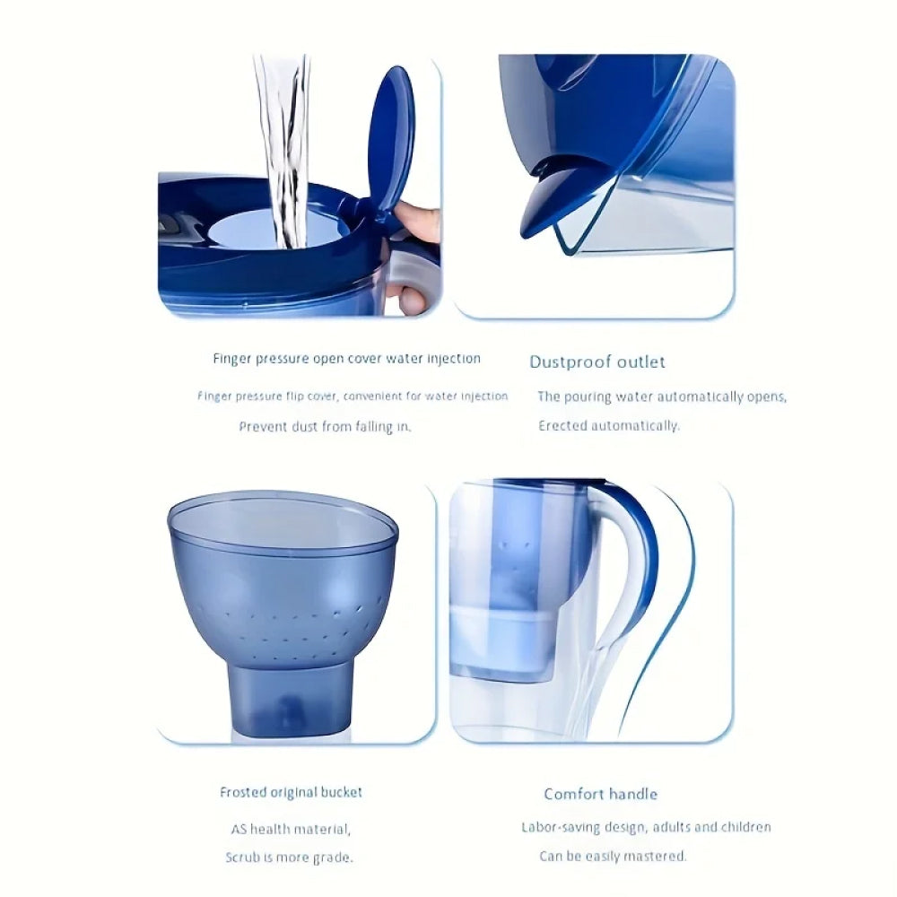 CrysTap 3.5L Water Filter Pitcher for Purer Drinking Water
