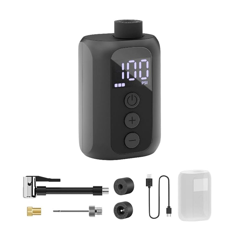 CyclPumpi Portable Electric Tyre Pump for Road & Mountain Bikes