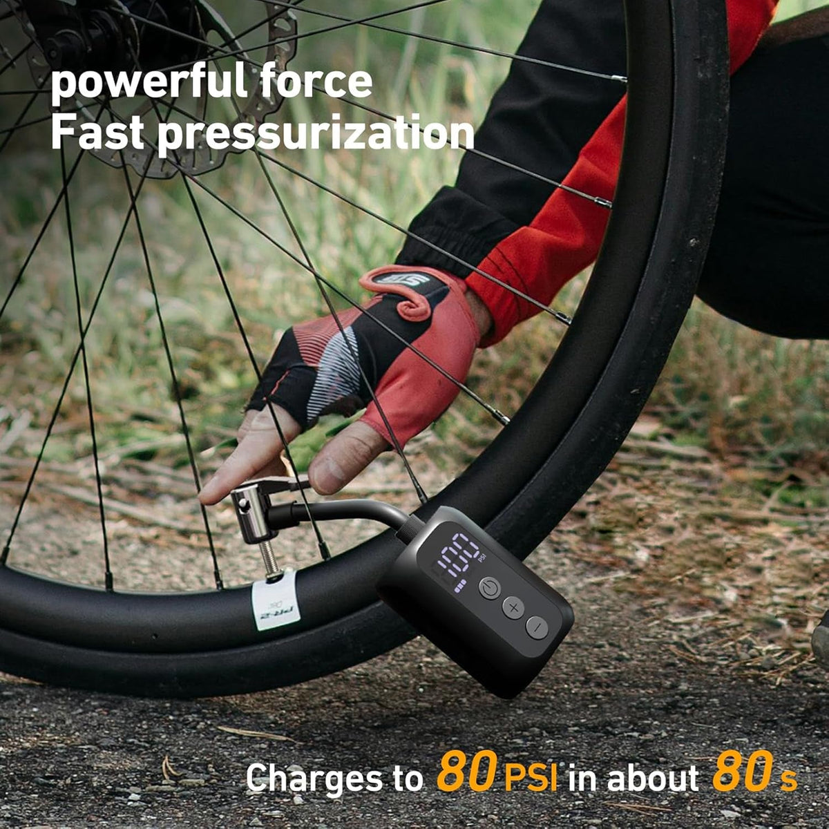 CyclPumpi Electric Bike Pump