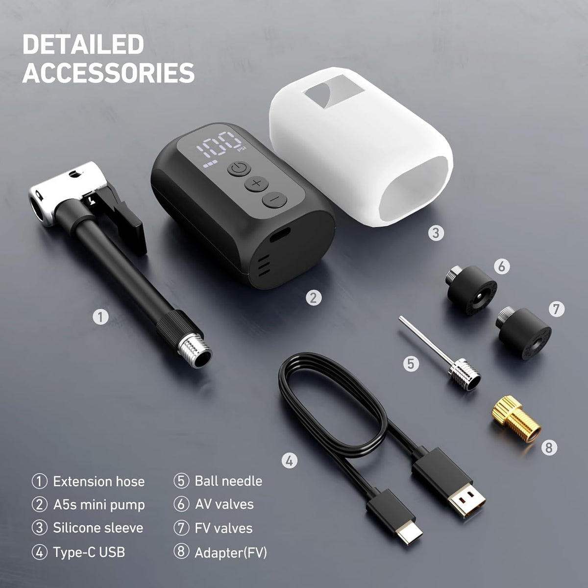 CyclPumpi Electric Bike Pump