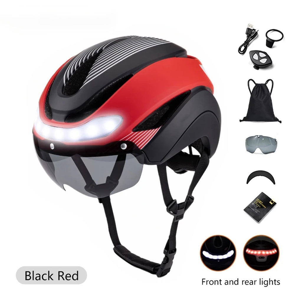 RideeMex Smart LED Cycling Helmet with Turn Signals & 3-Layer Protection