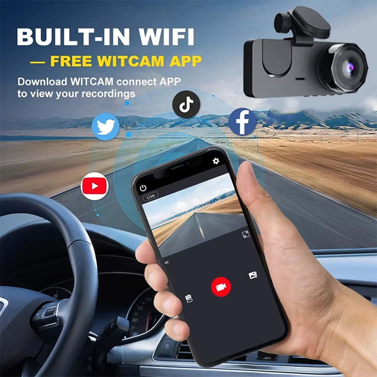 Dasimacal Dashcam For Car