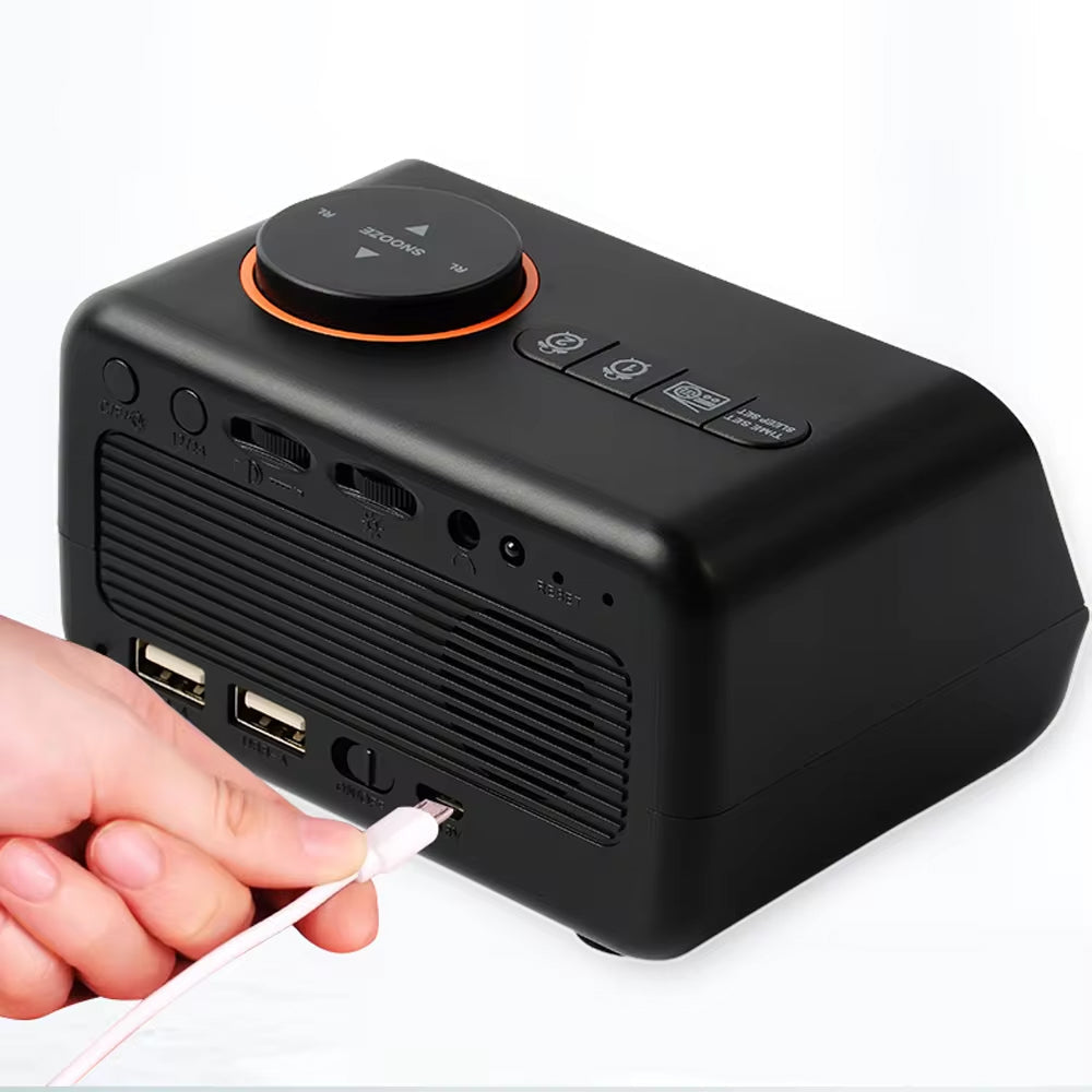 Dawlody Dual Alarm Clock Radio with USB Charging & Calendar