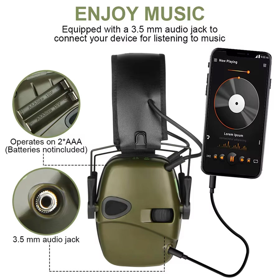 DecilMaxi Electronic Hearing Protection for Range and Hunting UK