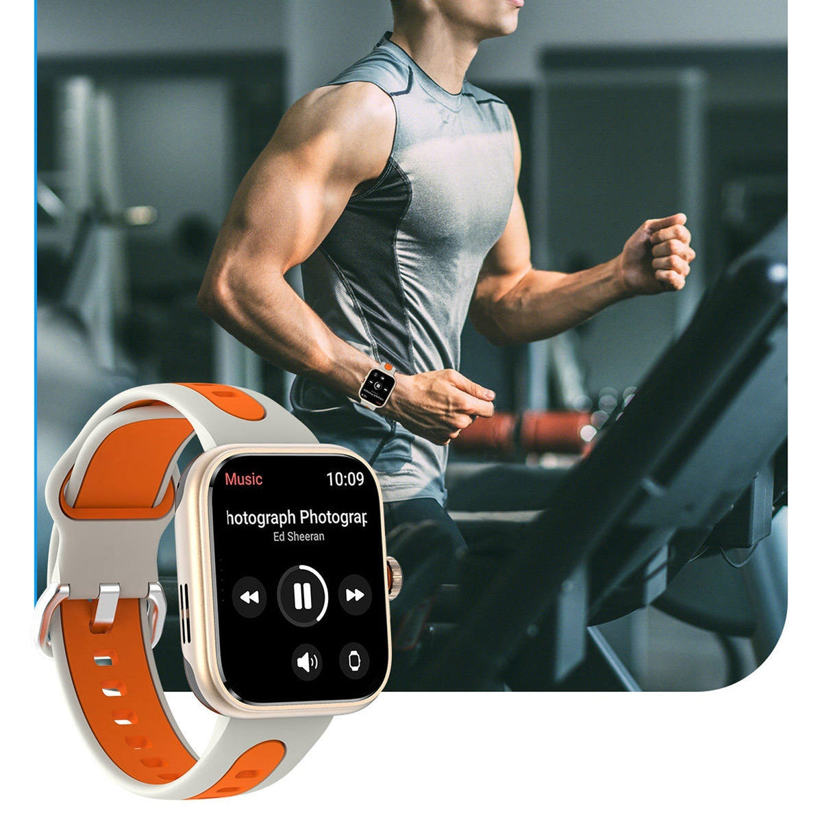 DelpinWat 30M Waterproof Swimming Smartwatch with GNSS
