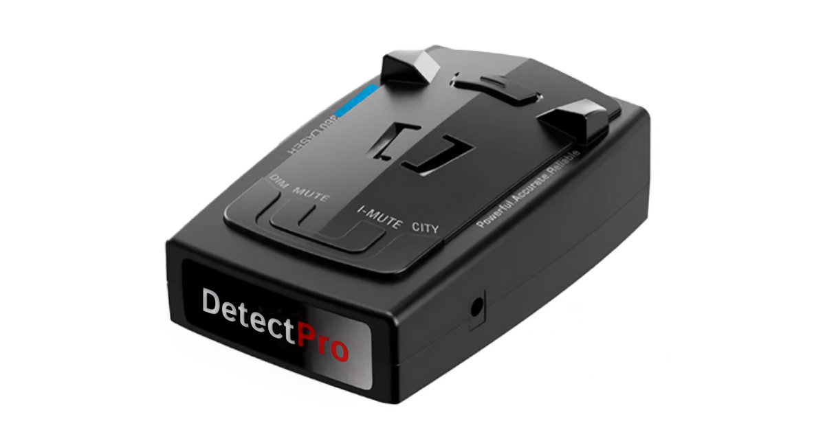 DetectPro Radar Detector with Voice Alerts & False Alert Filtering