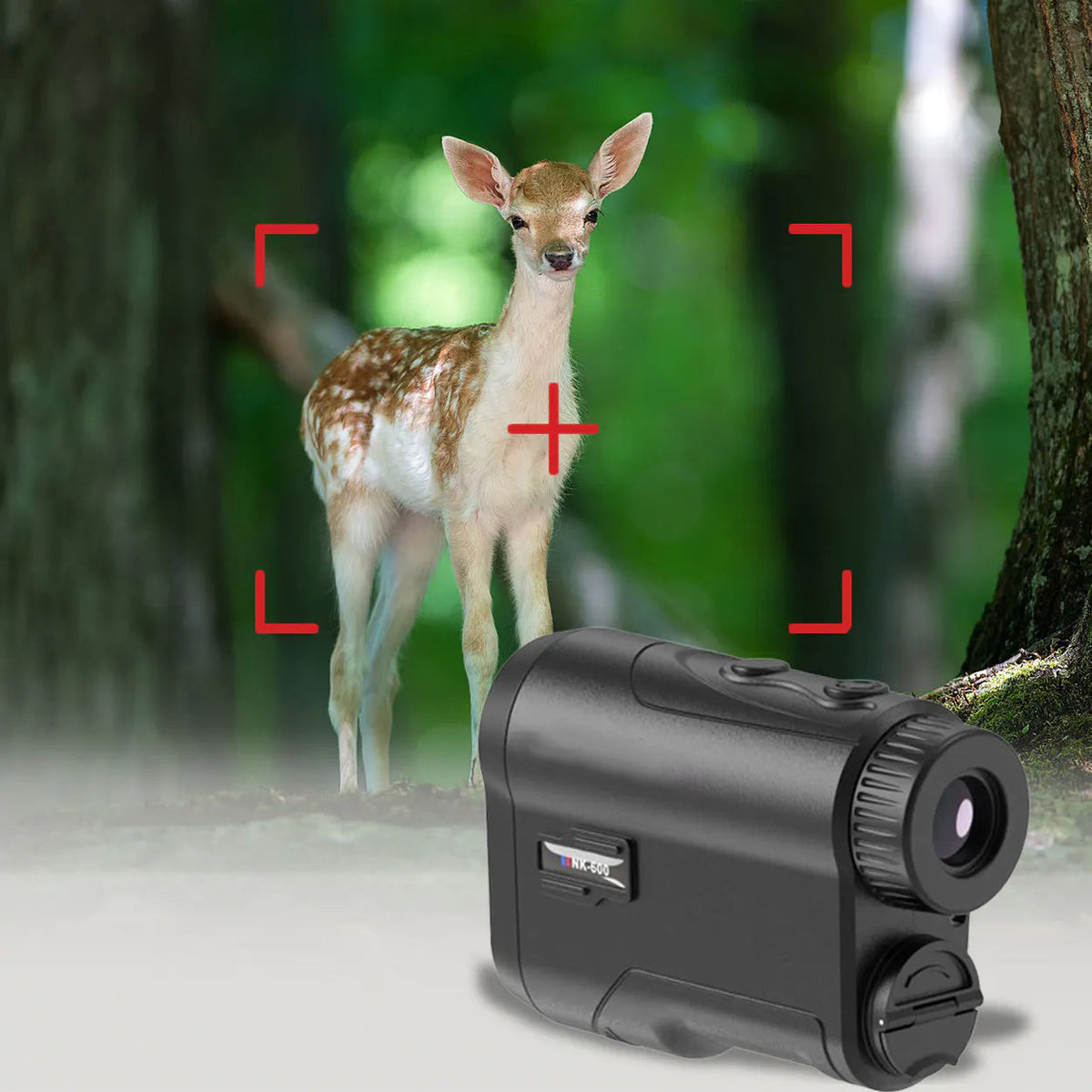 DistZac 650 Yard Compact Laser Rangefinder for Hunting