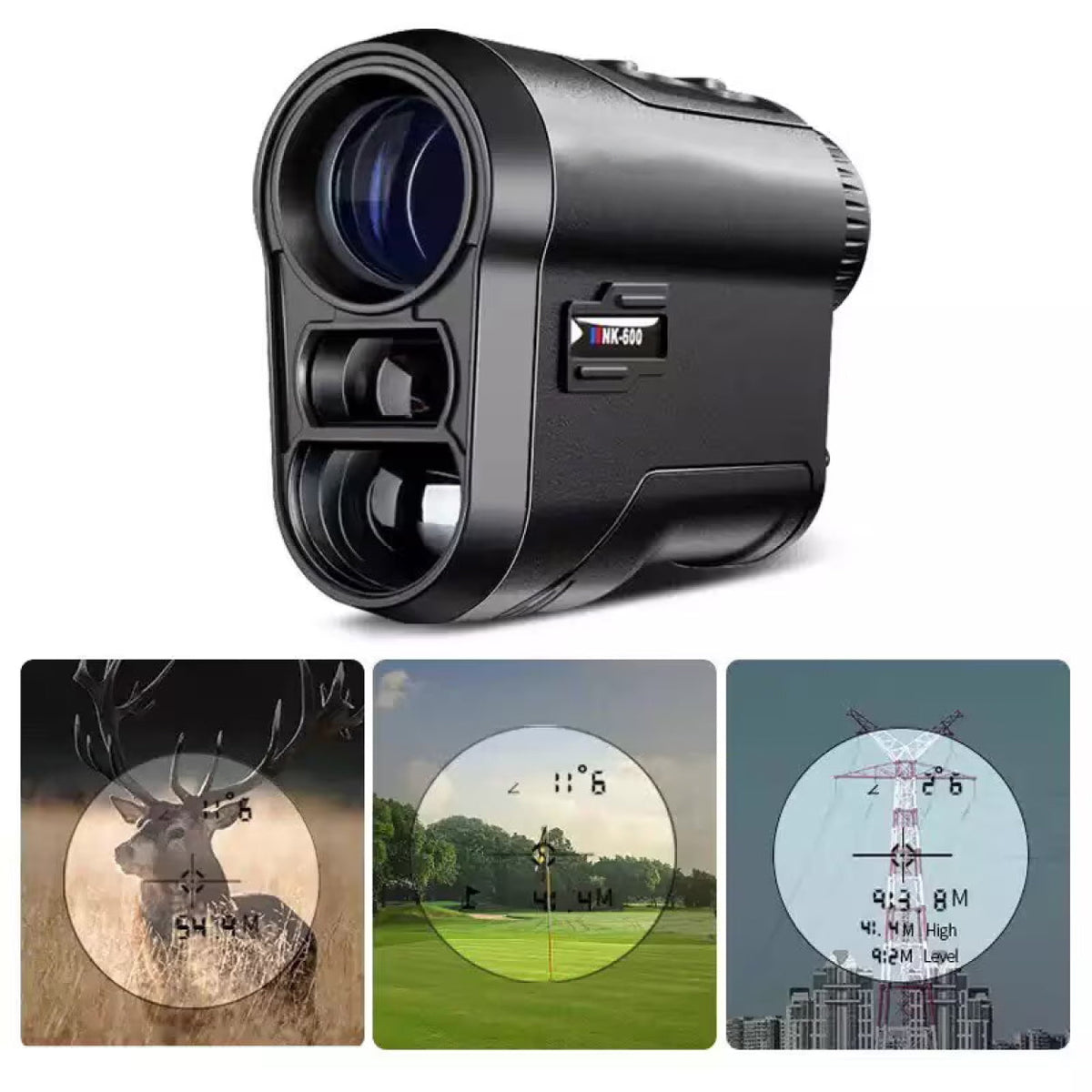 DistZac 650 Yard Compact Laser Rangefinder for Hunting
