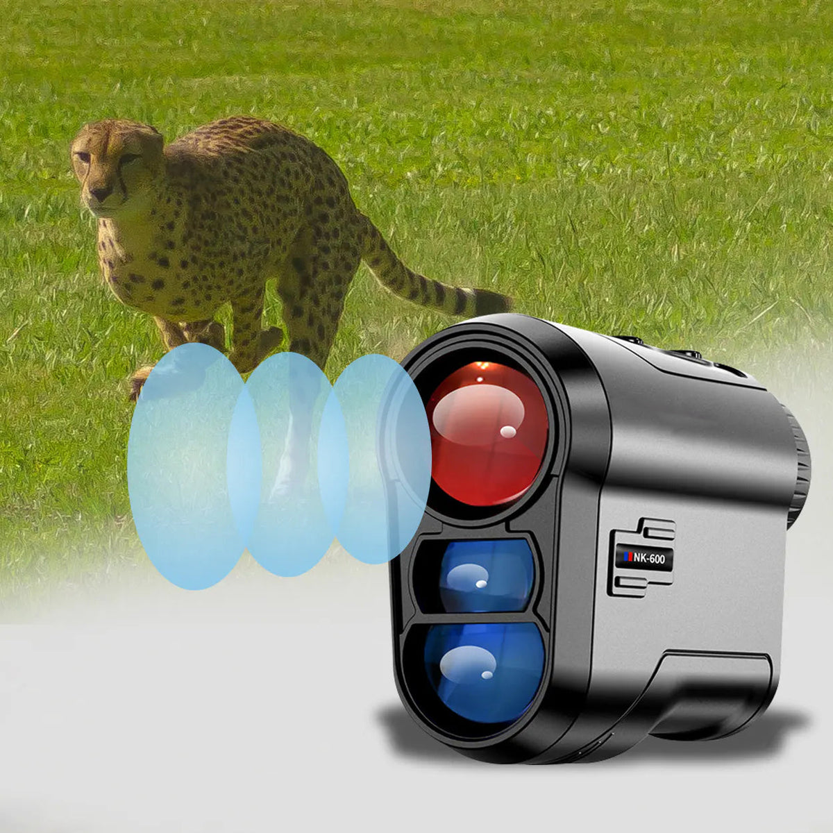 DistZac 650 Yard Compact Laser Rangefinder for Hunting