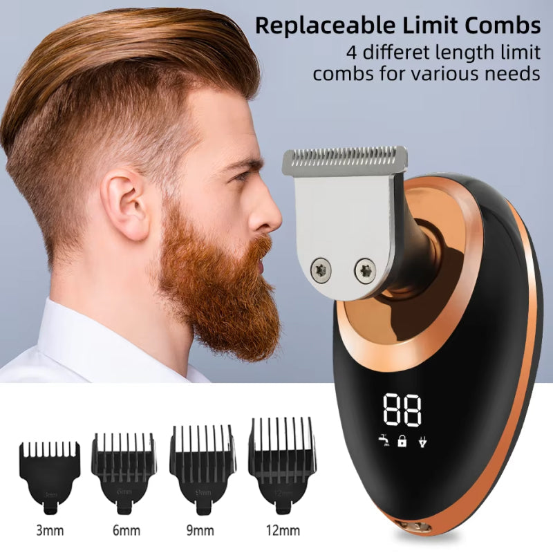 DomeeGlix 7D Bald Head Shaver & 5-in-1 Grooming Kit UK