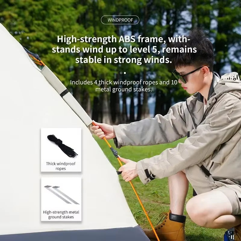 DozCamp Automatic Pop-up Camping Tent UK