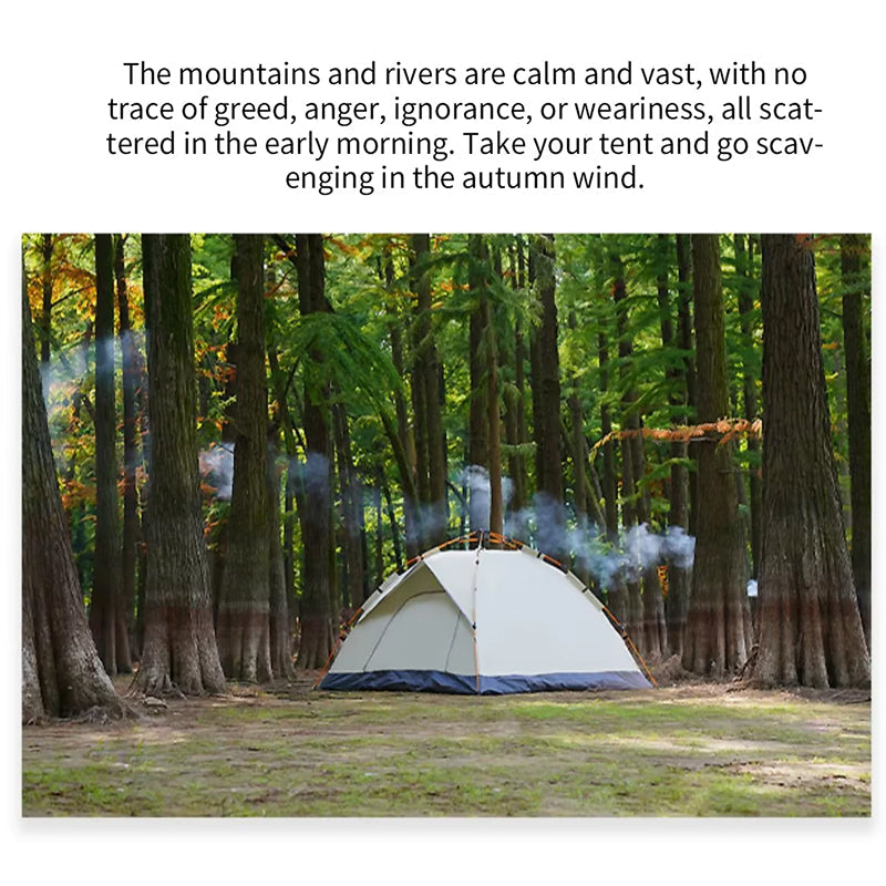 DozCamp Automatic Pop-up Camping Tent UK
