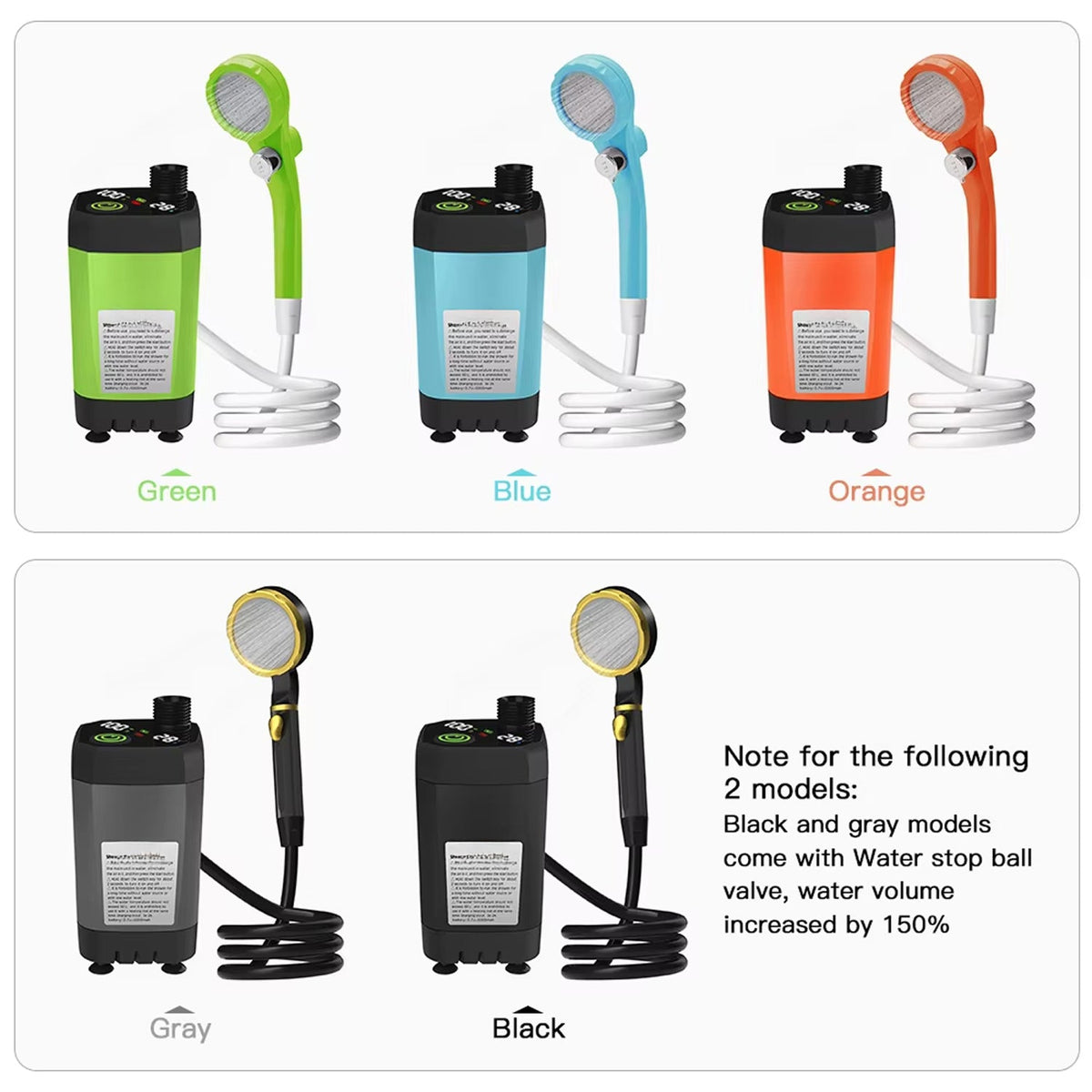DusaRins Portable Camping Shower
