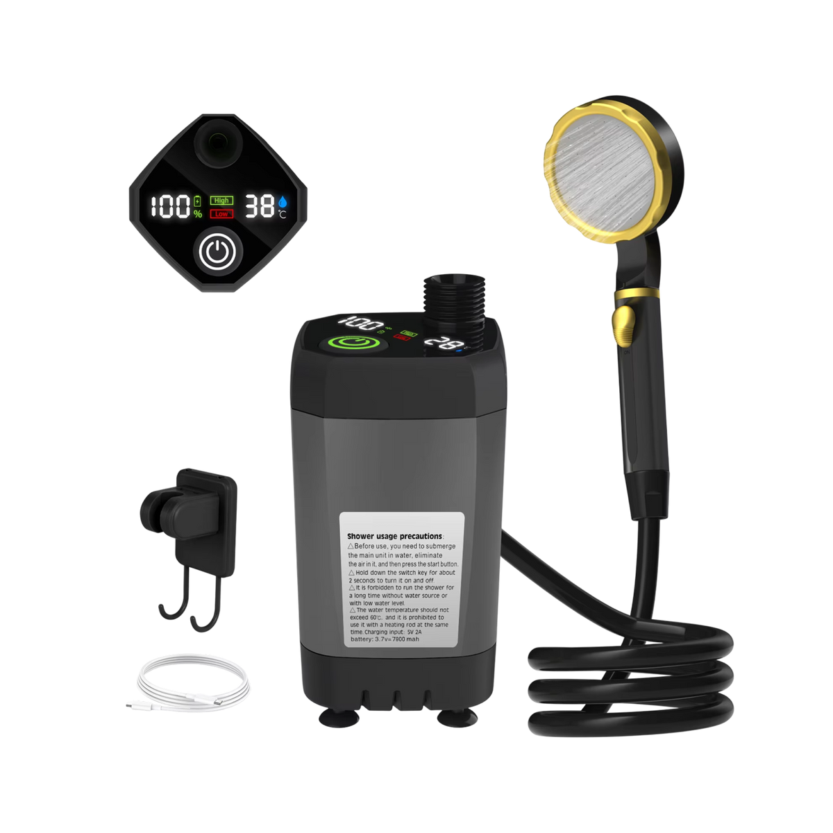 DusaRins Portable Camping Shower