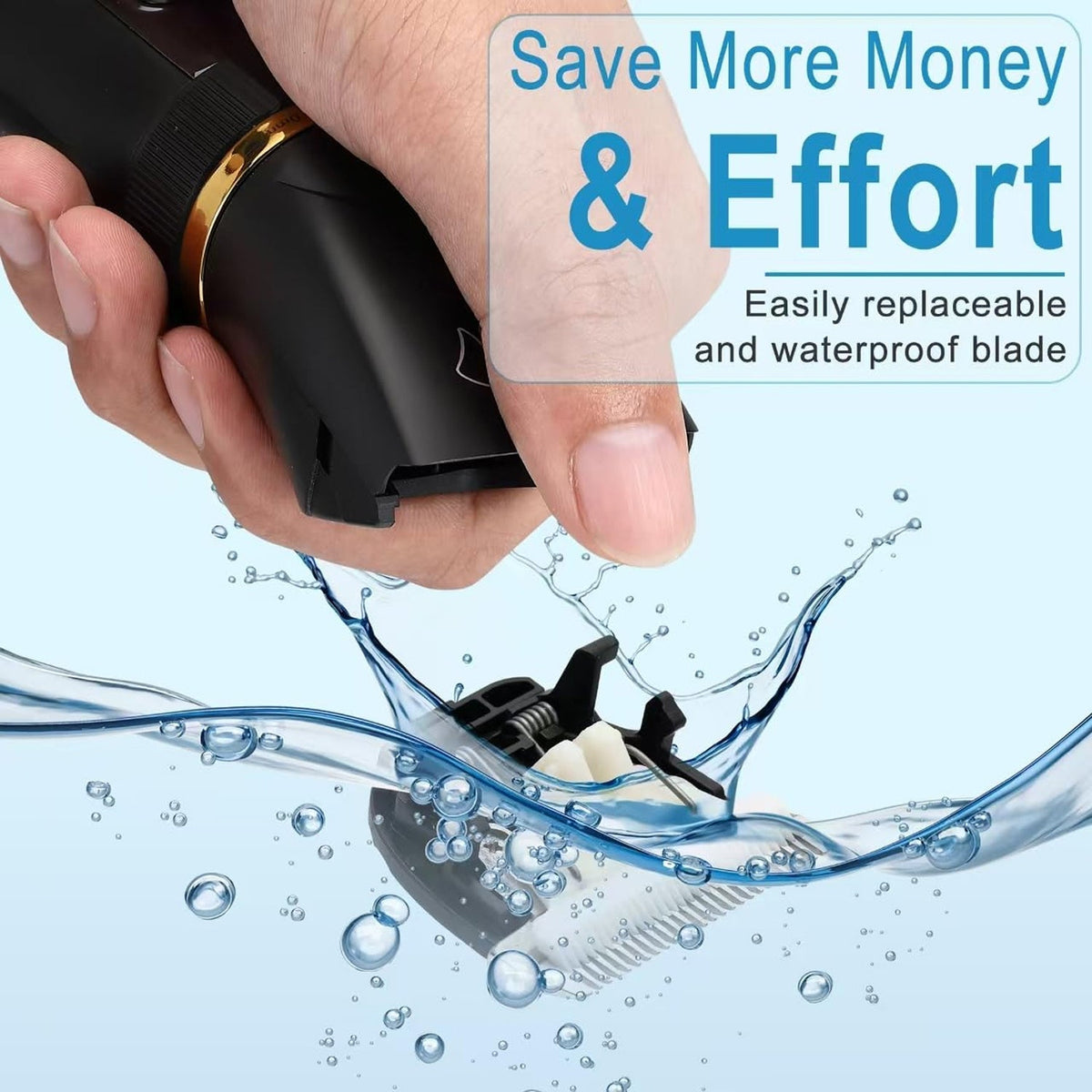 Eanmoda v2 Quiet Cordless Dog Clippers for Home Grooming