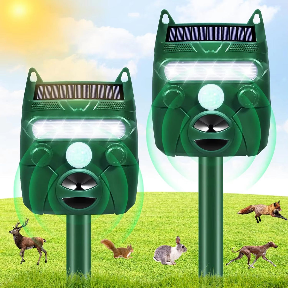 FendGady Ultrasonic Deer & Pest Repeller