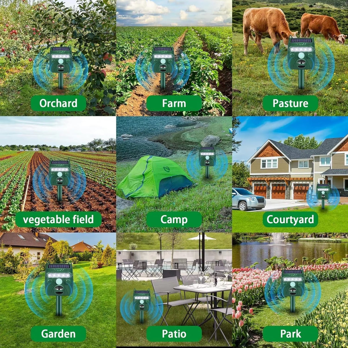FendGady Ultrasonic Deer & Pest Repeller