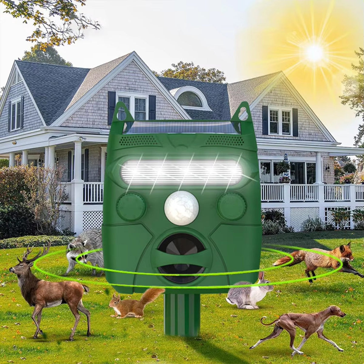 FendGady Ultrasonic Deer & Pest Repeller