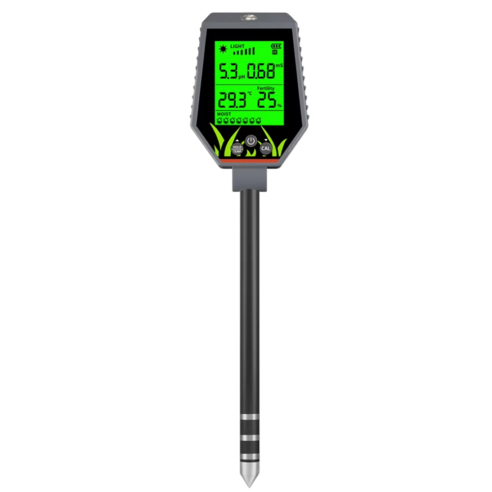 EdakaLif 6-in-1 Digital Soil Moisture Meter for Indoor Plants