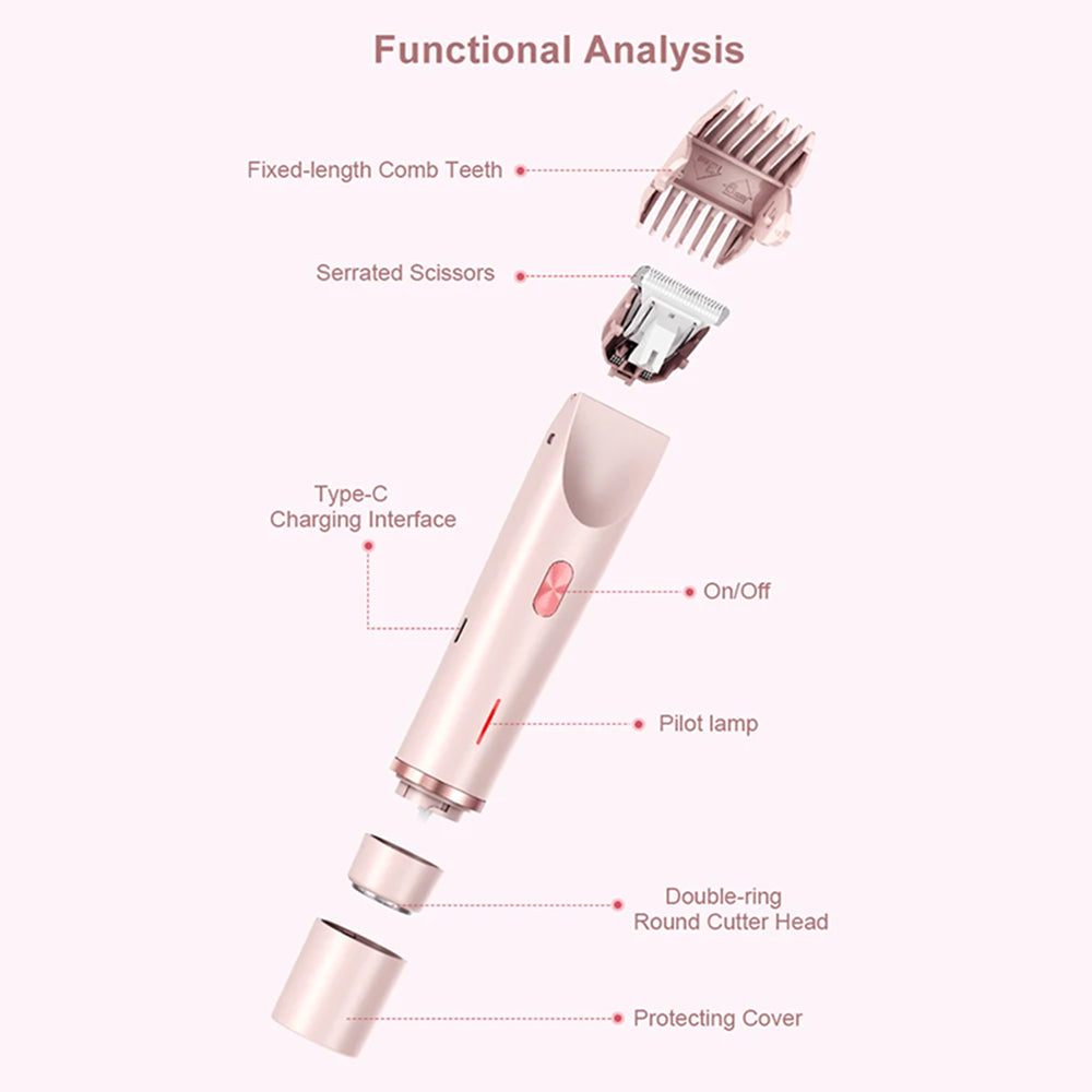 EssShaff Electric Bikini Trimmer for Sensitive Skin