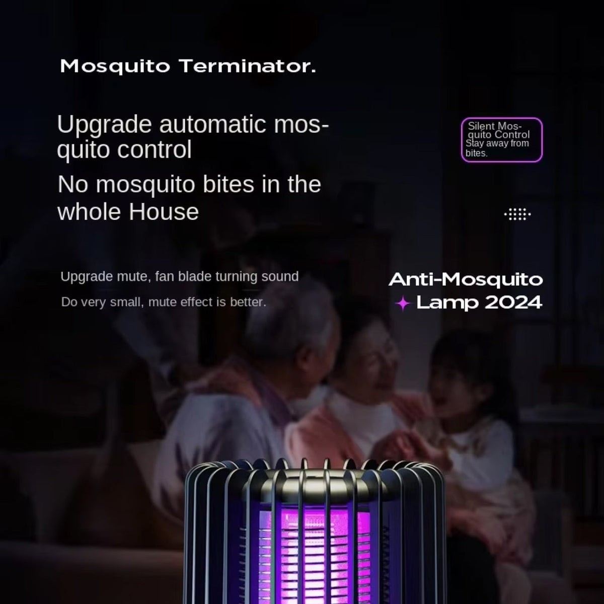 MozeeZap Mosquito Trap | Silent & Portable Indoor Bug Zapper UK