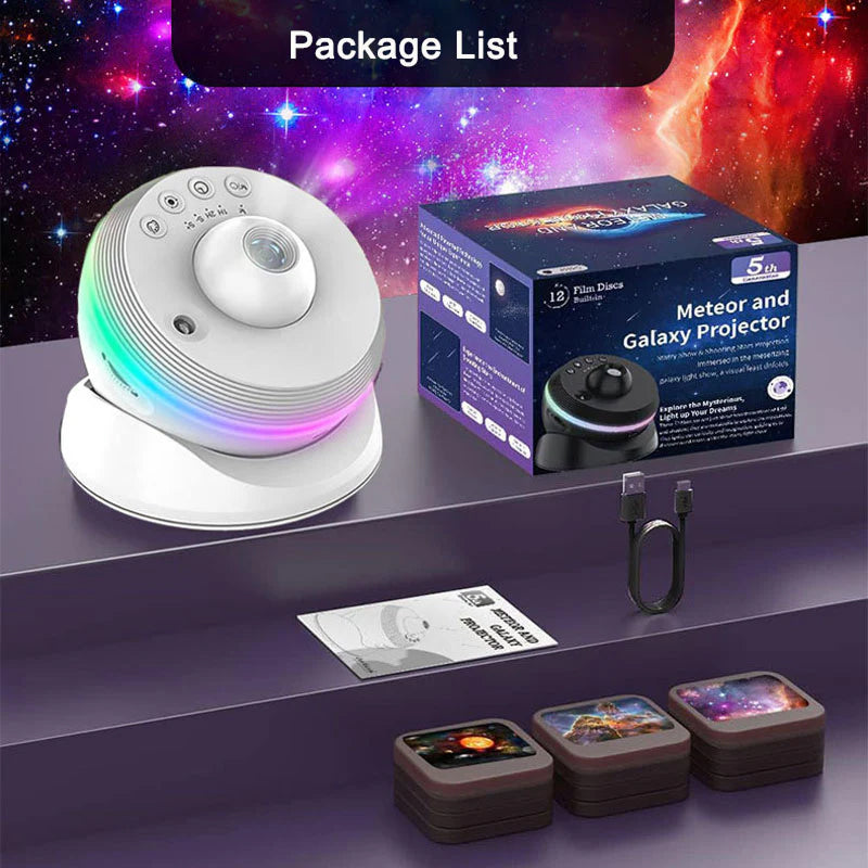 ObseVersy 4K HD Galaxy Projector with 13 Film Discs