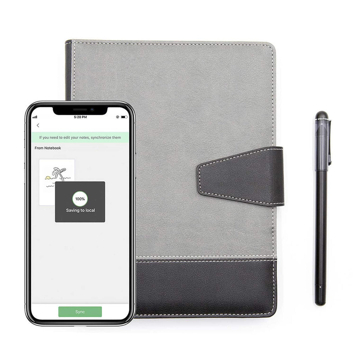 FastyNote Digital Notebook | Advanced OCR & Voice Sync Tablet