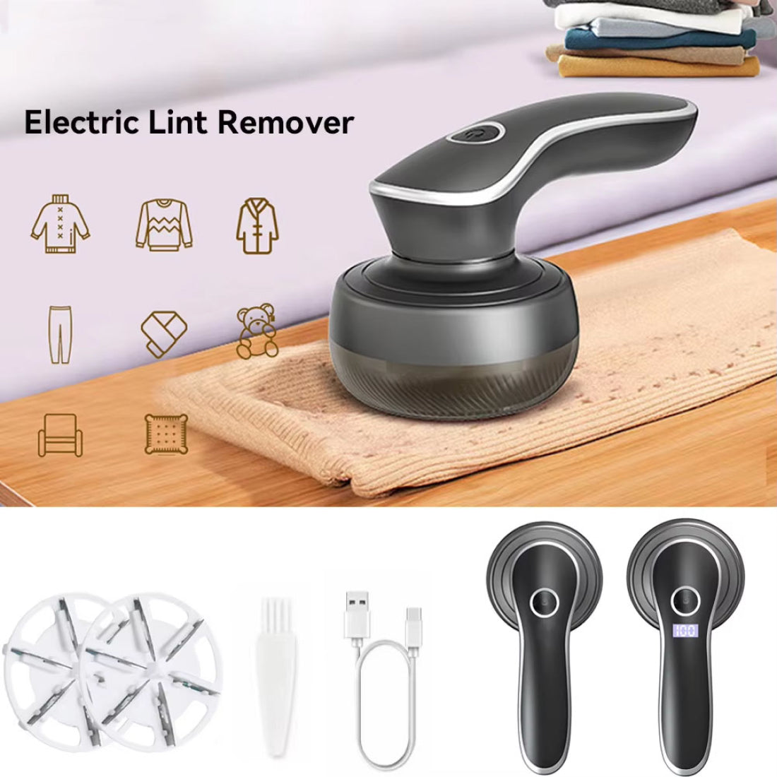 Fluffric Electric Fabric Shaver & Lint Remover UK