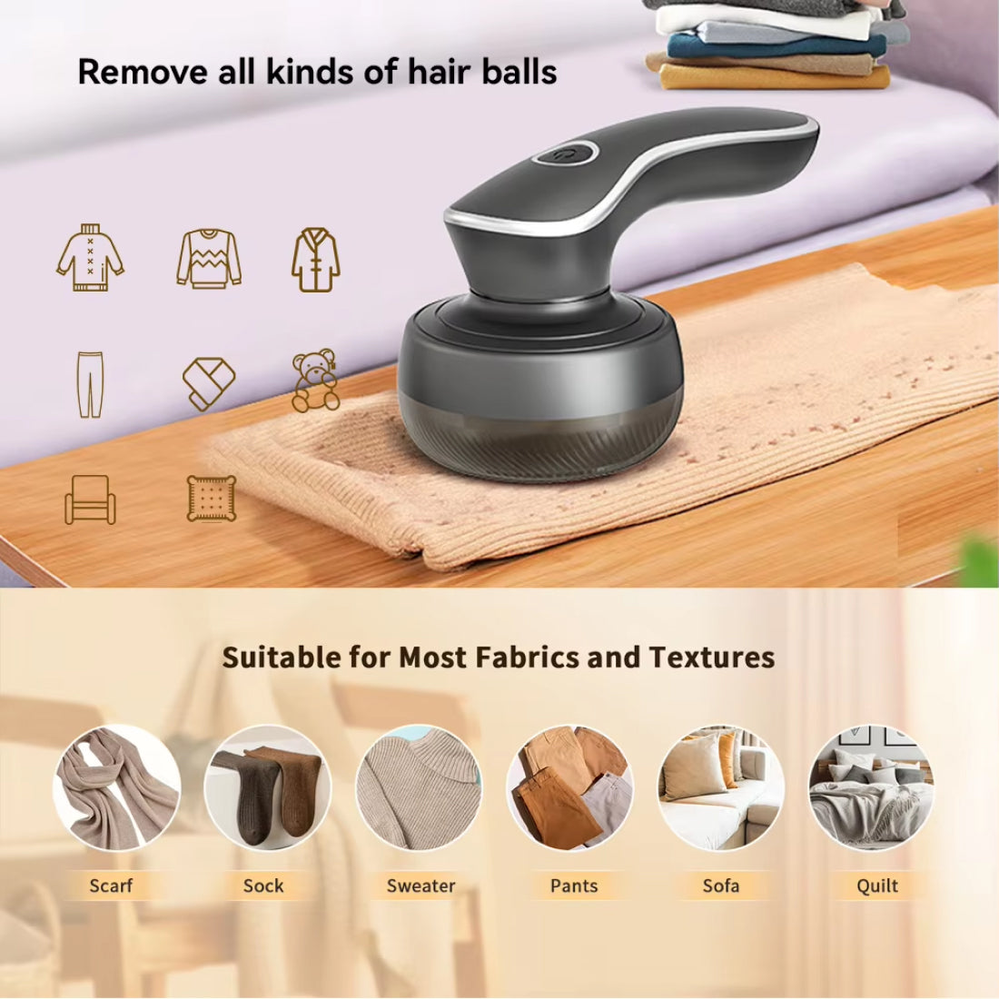 Fluffric Electric Fabric Shaver & Lint Remover UK