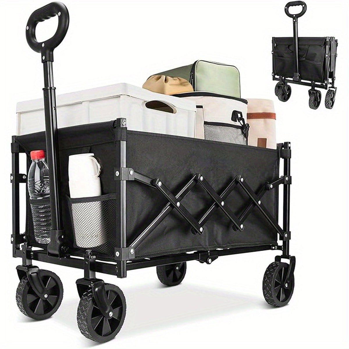 Fotticart All-Terrain Folding Utility Wagon for Camping and Beach