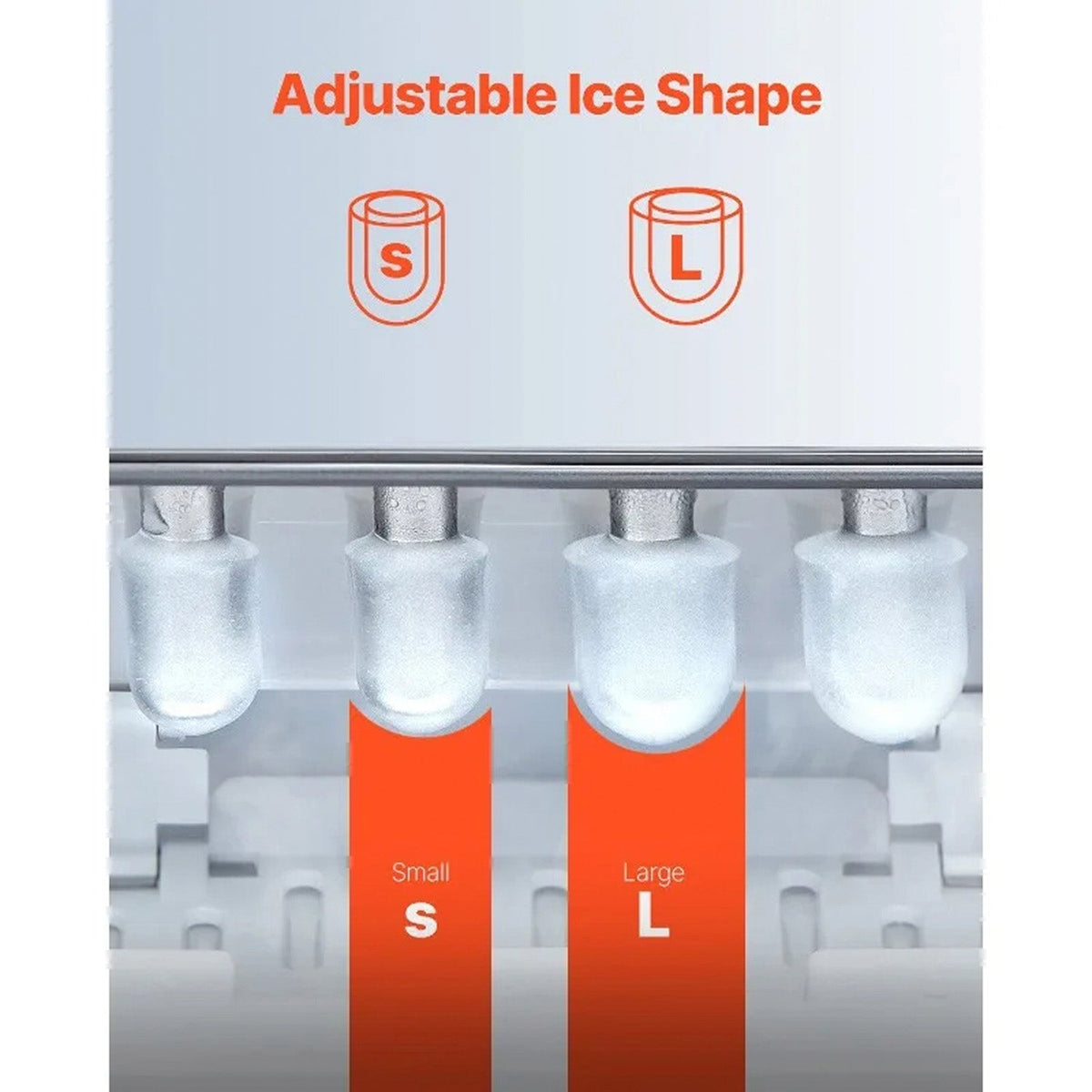 FrostalVy Portable Ice Maker Machine - 9 Cubes in 6 Mins