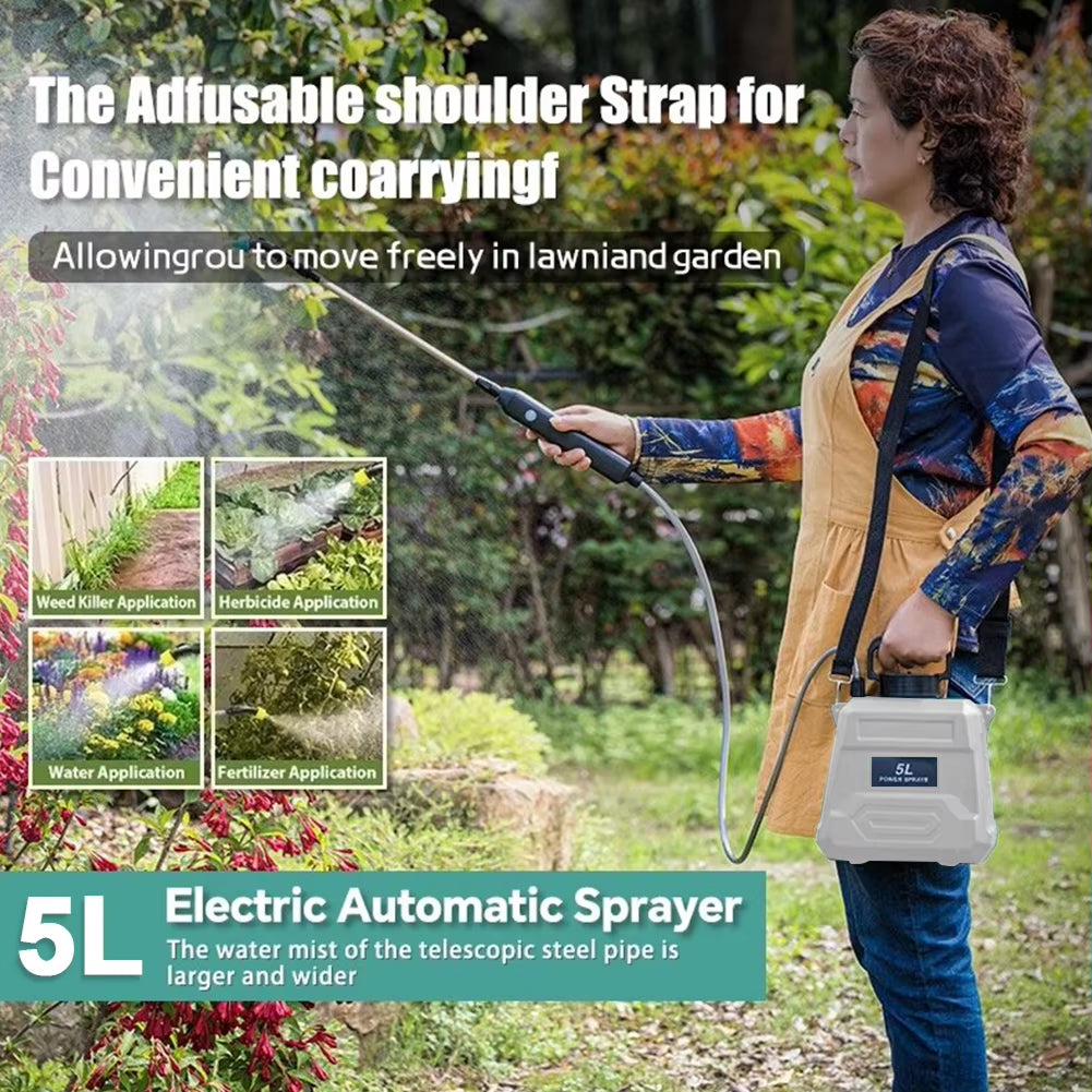 Ganidical Automatic Electric Garden Sprayer for Plant Care & Cleaning