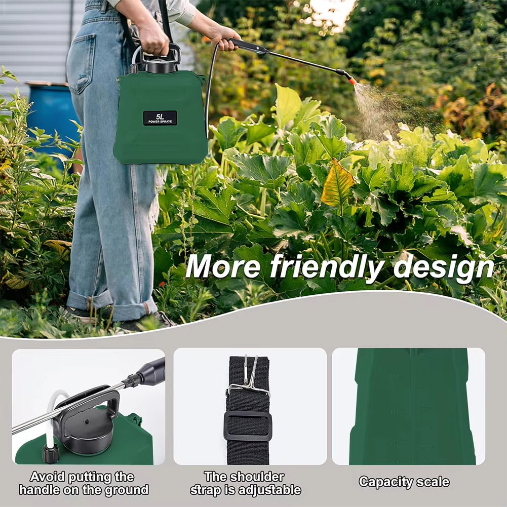 Ganidical Automatic Electric Garden Sprayer for Plant Care & Cleaning