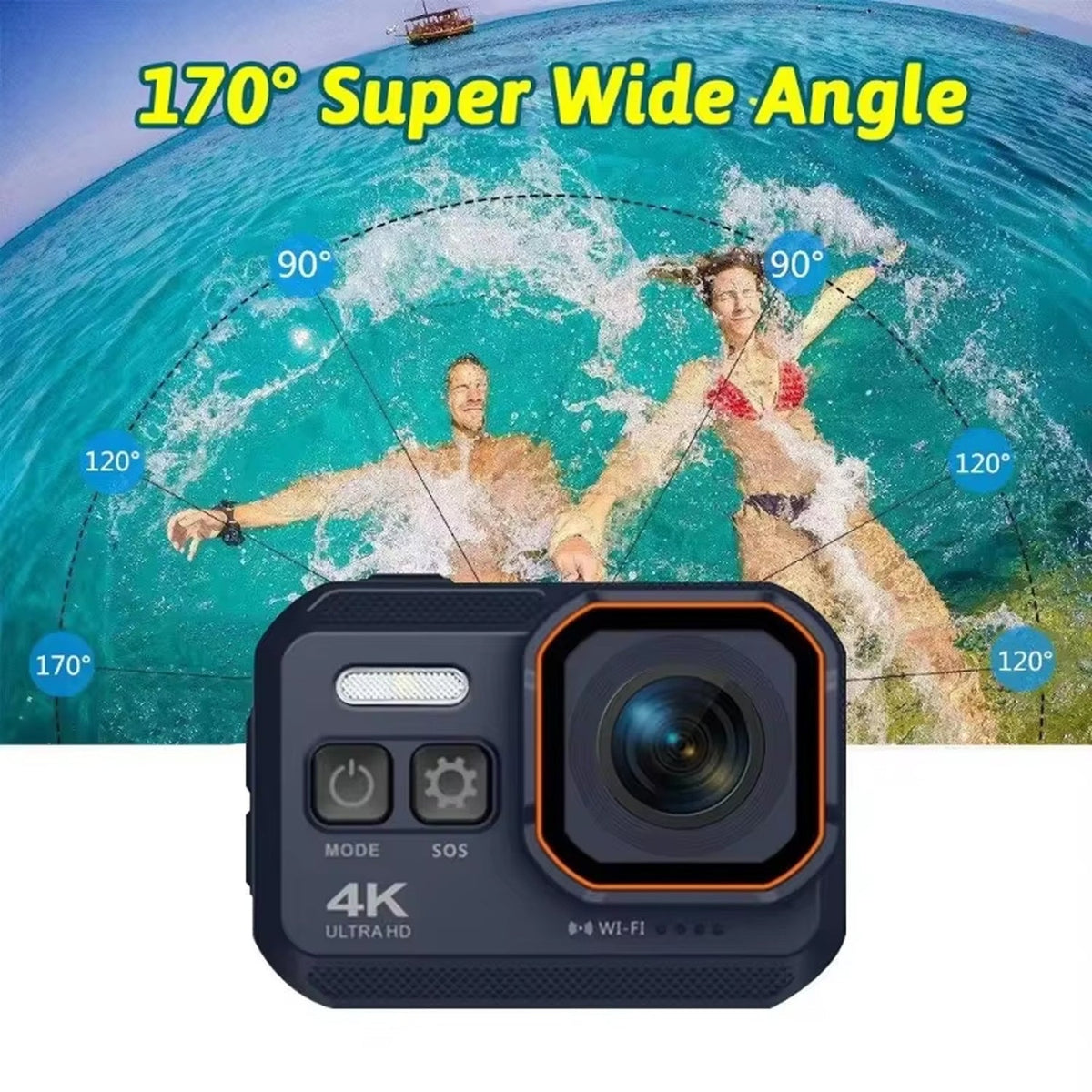 MotoCamox 4K Motorcycle Camera - Wide-Angle & Waterproof