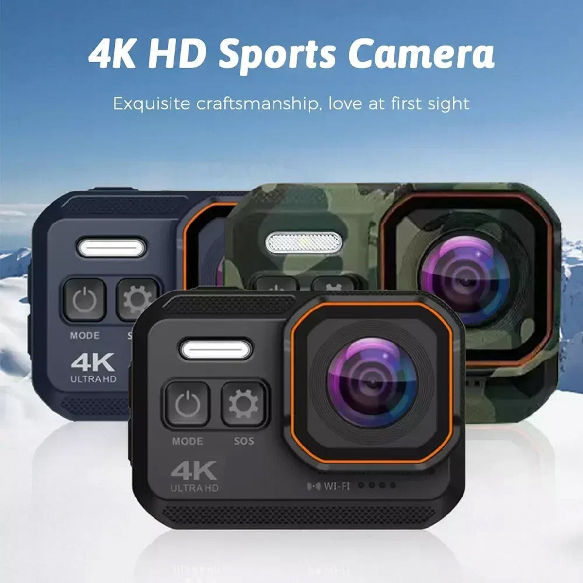 GripCylot 4K HD 60FPS Motorcycle Action Camera
