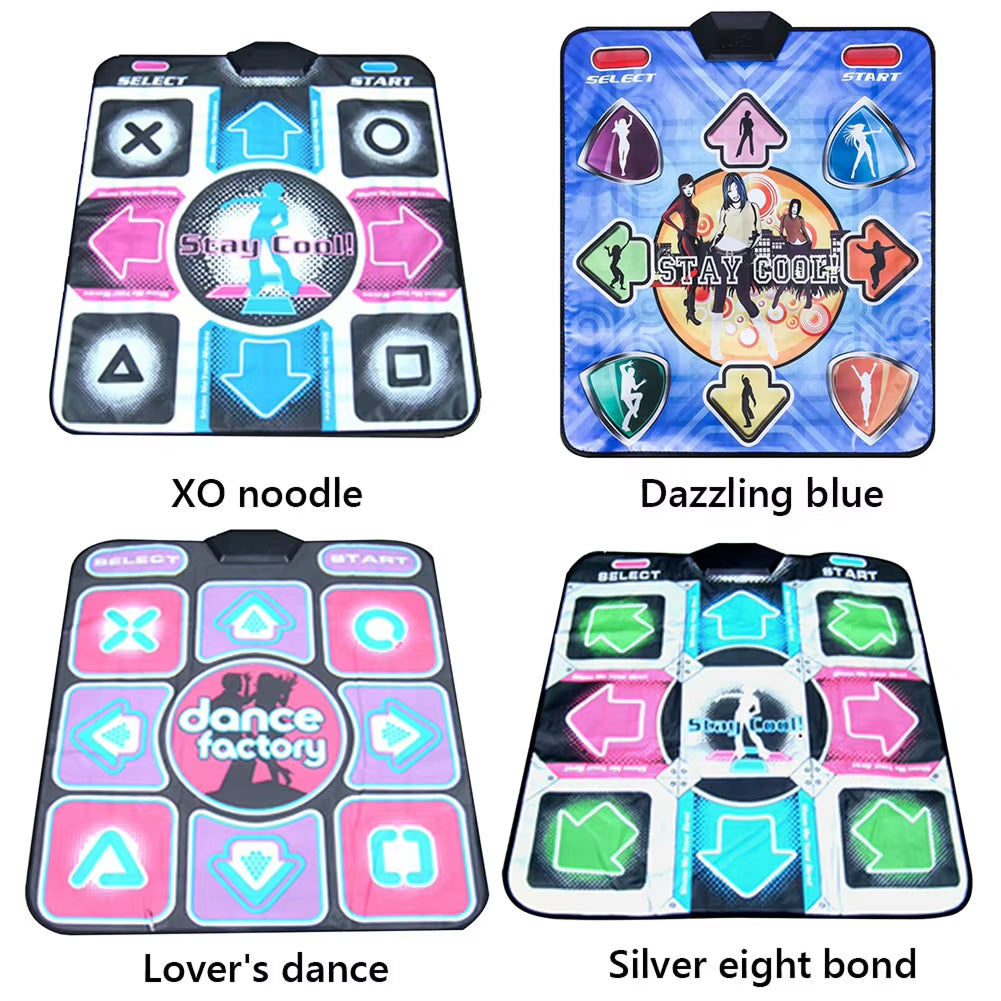 GroovyBit Kids Dance Mat | 63 Built-in Games & LED Guidance