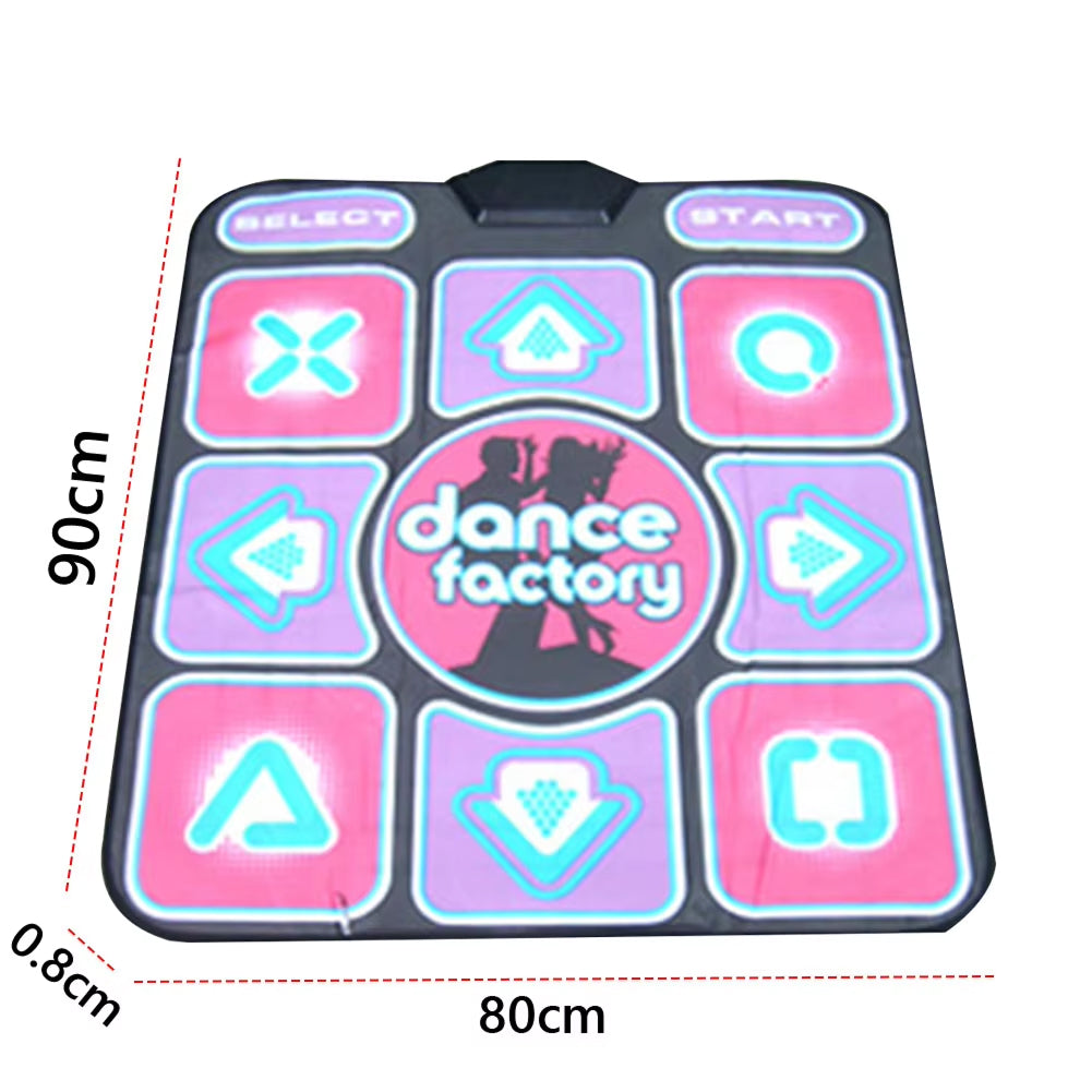 GroovyBit Kids Dance Mat | 63 Built-in Games & LED Guidance