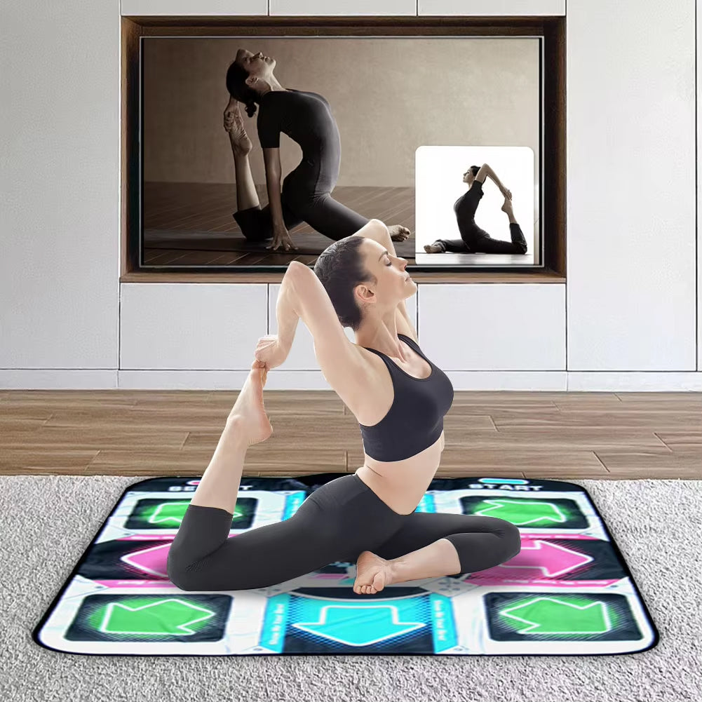 GroovyBit Kids Dance Mat | 63 Built-in Games & LED Guidance