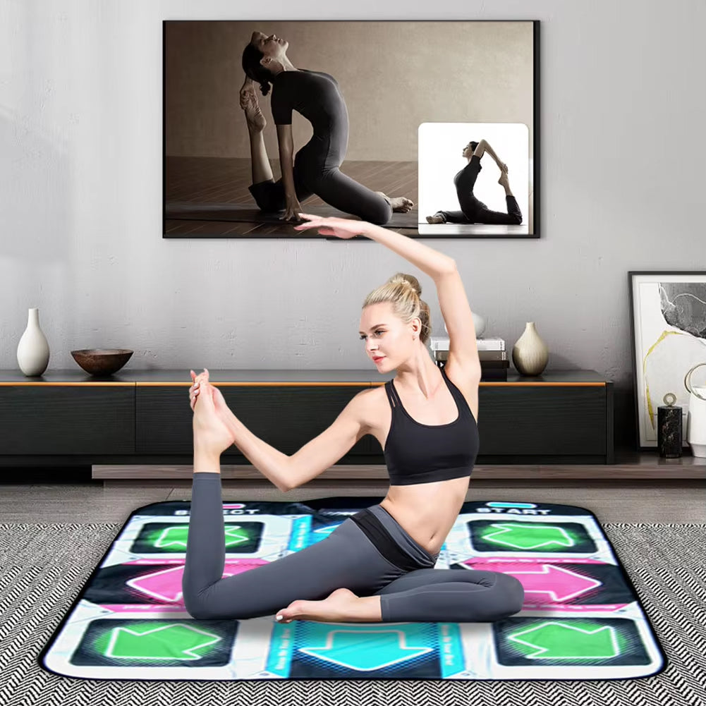 GroovyBit Kids Dance Mat | 63 Built-in Games & LED Guidance
