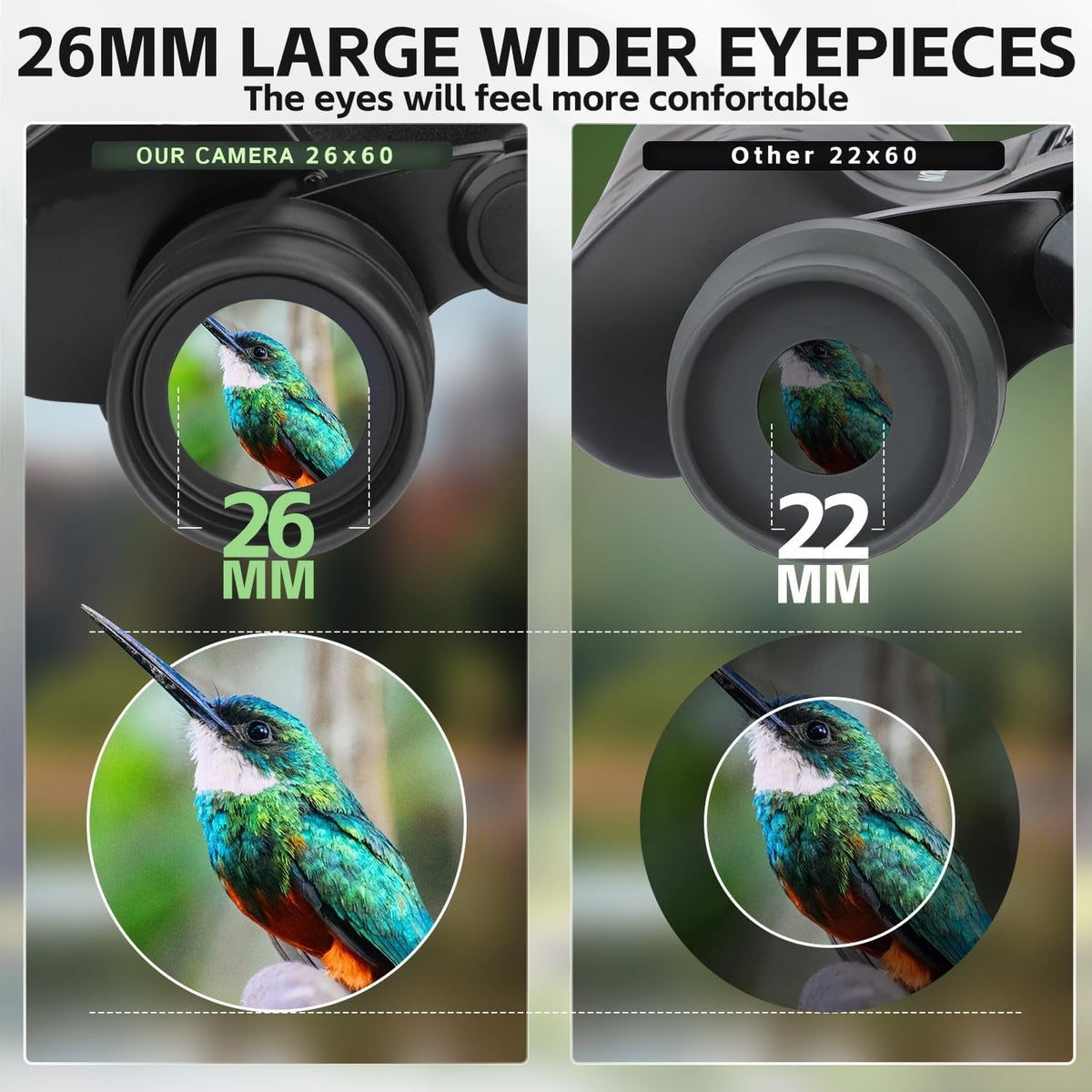 HawOpti 20x60 Professional Bird Watching Binoculars UK
