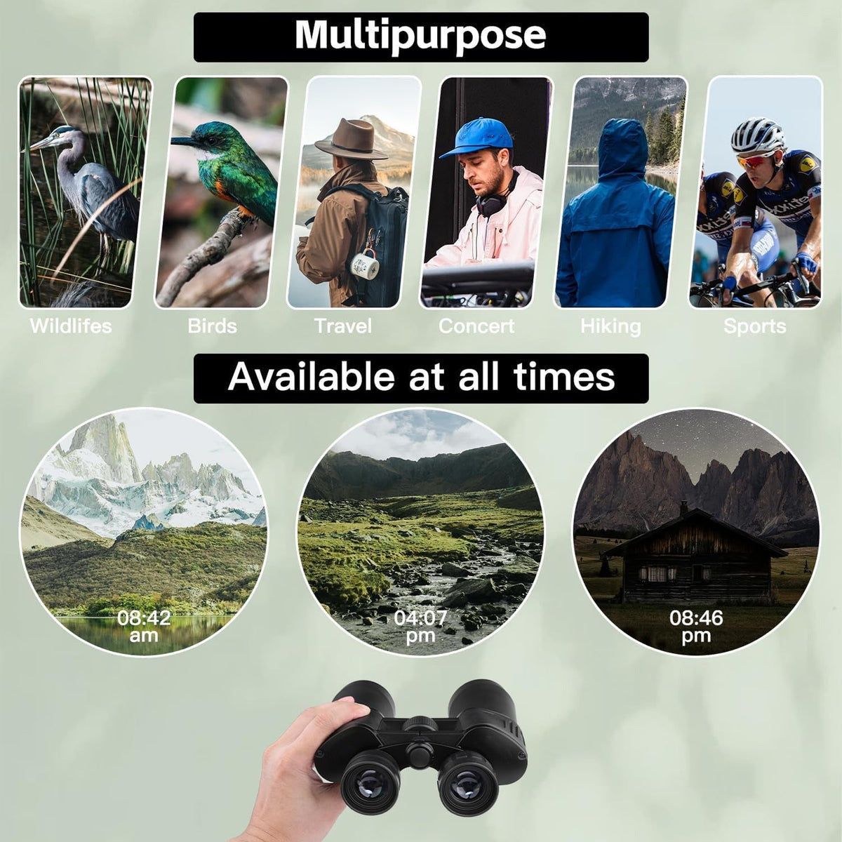 HawOpti 20x60 Professional Bird Watching Binoculars UK