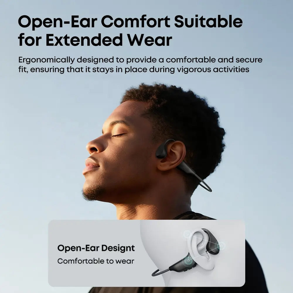 HeadyBud IPX8 Waterproof Bone Conduction Swimming Headphones UK