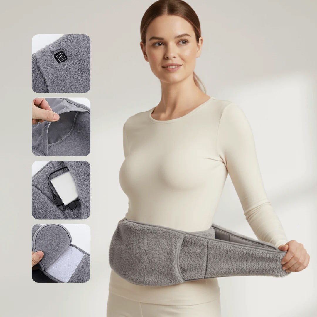 HeatyVora Portable Graphene Heating Pad for Period Cramps UK