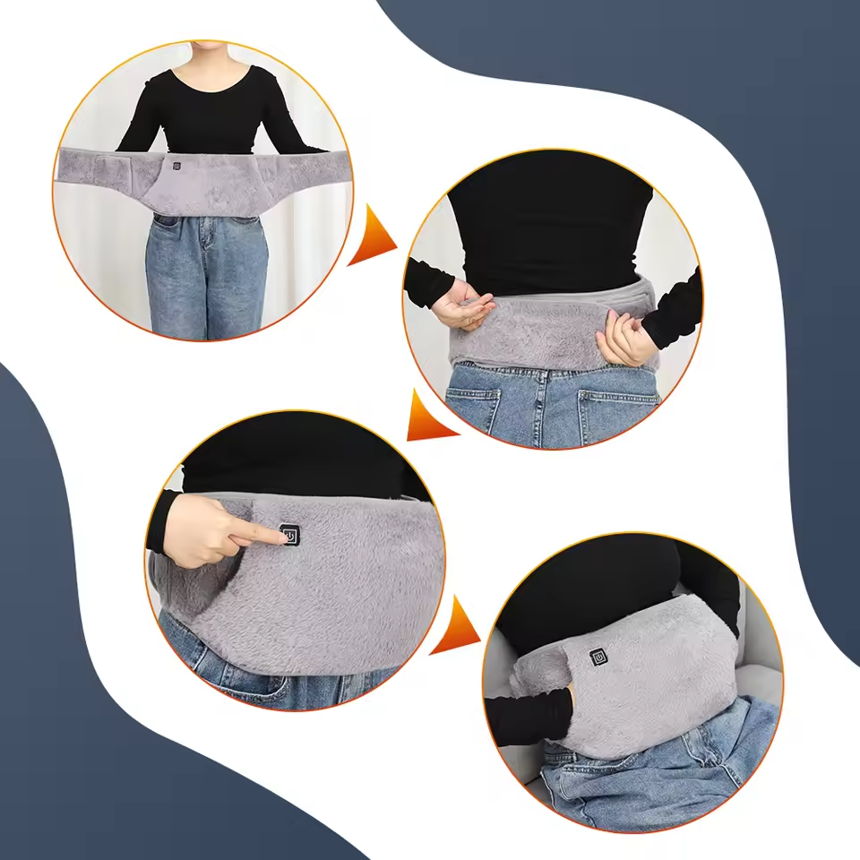 HeatyVora Portable Graphene Heating Pad for Period Cramps UK