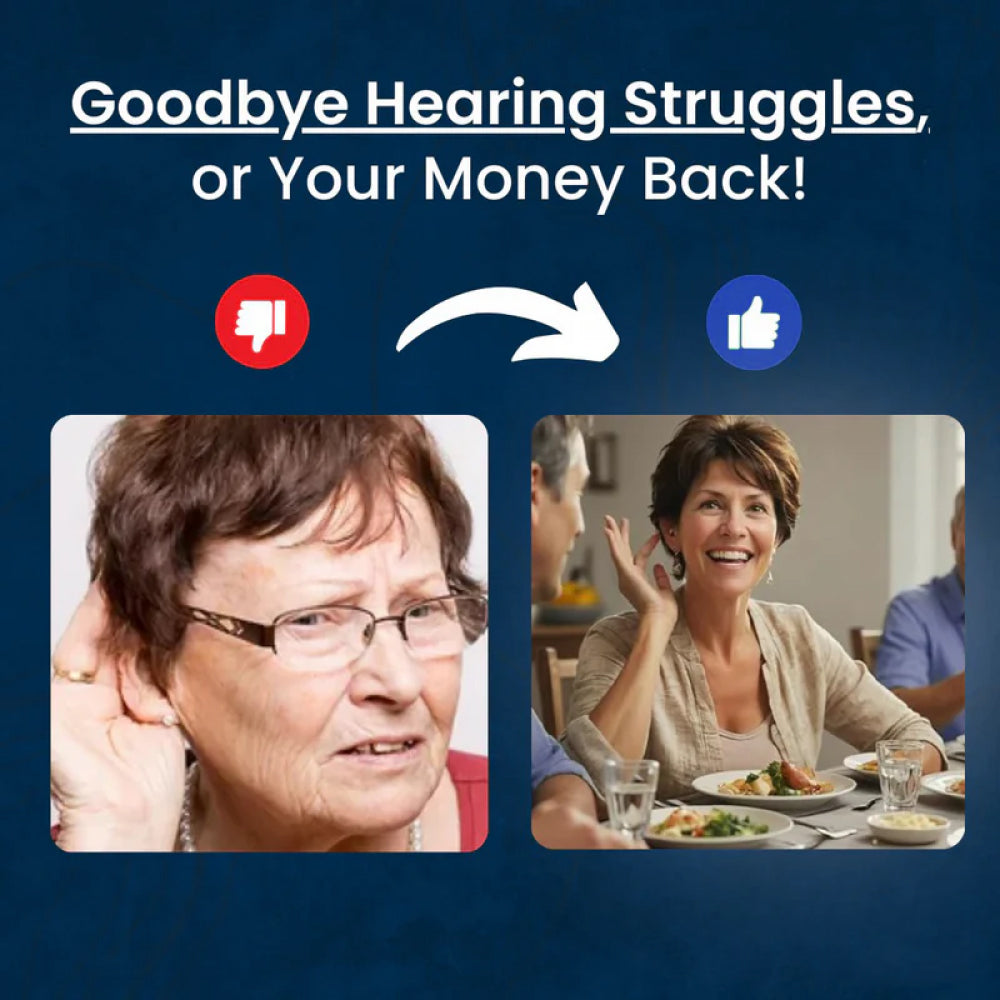 Hexysts Bluetooth Hearing Aids with 48h Battery and Noise Reduction