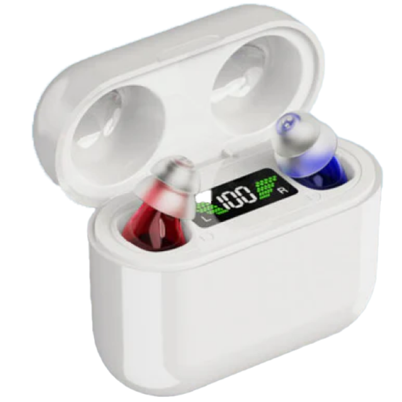 Hexysts Bluetooth Hearing Aids with 48h Battery and Noise Reduction
