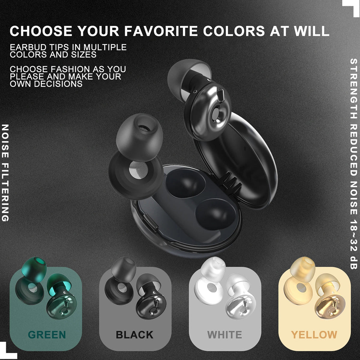 HiFixPlug Adjustable Noise Control Earplugs UK