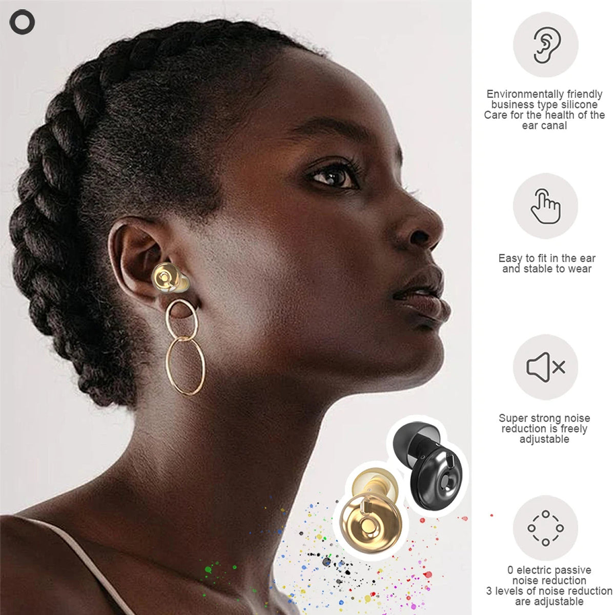 HiFixPlug Adjustable Noise Control Earplugs UK
