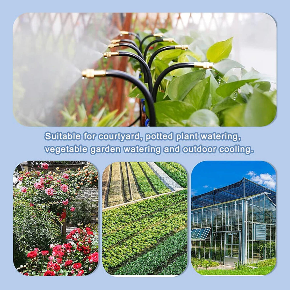 HumiTeci Garden Irrigation System | 70% Water Saving Root Hydration