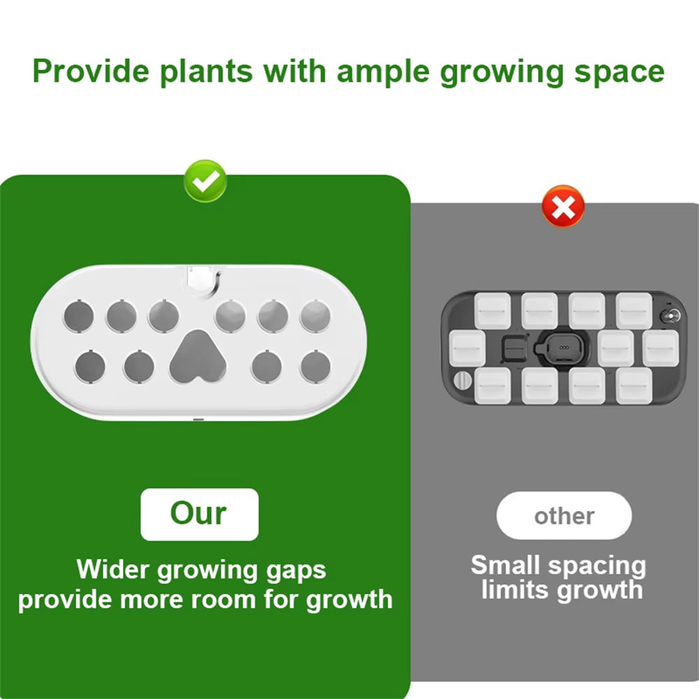 Hydreetry 10-Pod Hydroponic System - Smart Indoor Garden